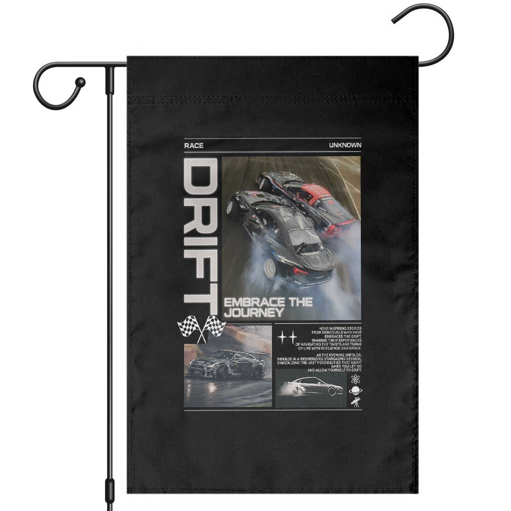 Vintage Japanese Drift Race Car Garden Flag Cool Retro Vintage JDM Tokyo Japan Drifting TS10 Black Print Your Wear