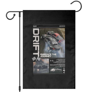 Vintage Japanese Drift Race Car Garden Flag Cool Retro Vintage JDM Tokyo Japan Drifting TS10 Black Print Your Wear