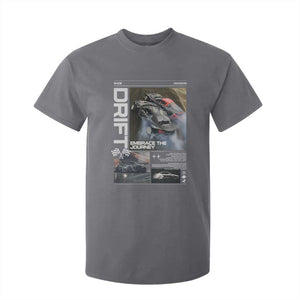Vintage Japanese Drift Race Car T Shirt For Kid Cool Retro Vintage JDM Tokyo Japan Drifting TS10 Charcoal Print Your Wear