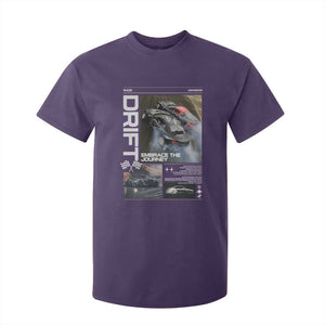Vintage Japanese Drift Race Car T Shirt For Kid Cool Retro Vintage JDM Tokyo Japan Drifting TS10 Purple Print Your Wear