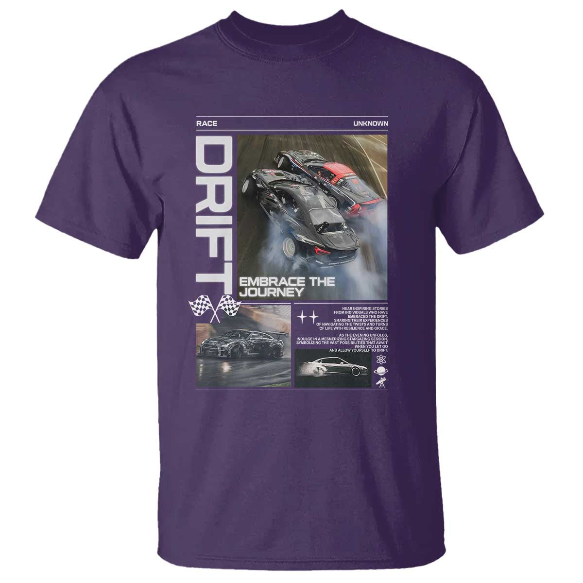 Vintage Japanese Drift Race Car T Shirt Cool Retro Vintage JDM Tokyo Japan Drifting TS10 Purple Print Your Wear