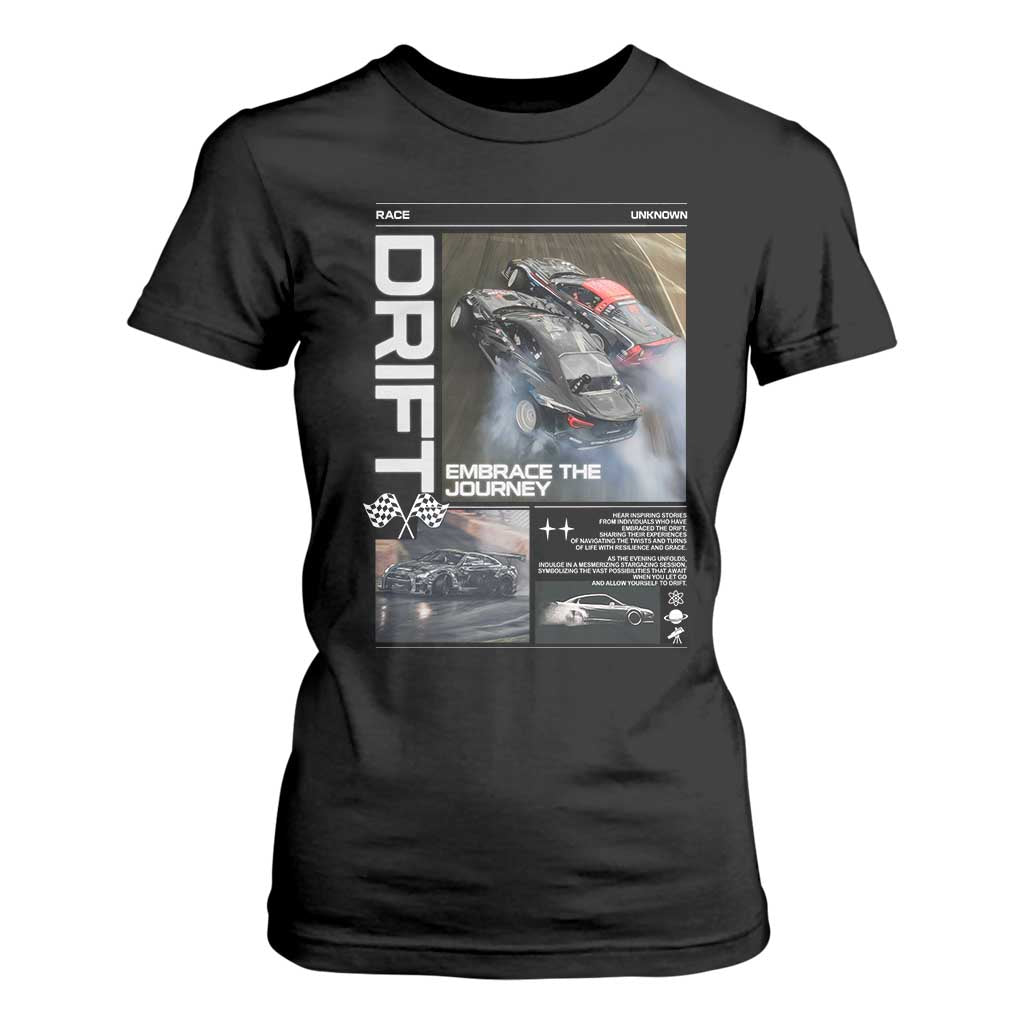 Vintage Japanese Drift Race Car T Shirt For Women Cool Retro Vintage JDM Tokyo Japan Drifting TS10 Black Print Your Wear