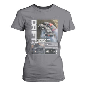 Vintage Japanese Drift Race Car T Shirt For Women Cool Retro Vintage JDM Tokyo Japan Drifting TS10 Charcoal Print Your Wear
