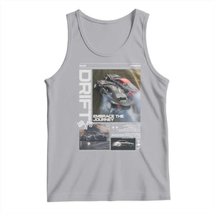 Vintage Japanese Drift Race Car Tank Top Cool Retro Vintage JDM Tokyo Japan Drifting TS10 Athletic Heather Print Your Wear