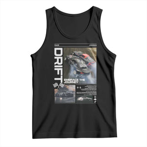 Vintage Japanese Drift Race Car Tank Top Cool Retro Vintage JDM Tokyo Japan Drifting TS10 Black Print Your Wear