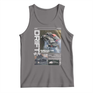 Vintage Japanese Drift Race Car Tank Top Cool Retro Vintage JDM Tokyo Japan Drifting TS10 Deep Heather Print Your Wear