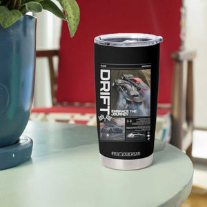 Vintage Japanese Drift Race Car Tumbler Cup Cool Retro Vintage JDM Tokyo Japan Drifting TS10 Print Your Wear