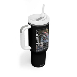 Vintage Japanese Drift Race Car Tumbler With Handle Cool Retro Vintage JDM Tokyo Japan Drifting TS10 Print Your Wear