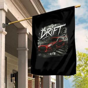 Vintage Japanese Drift Race Car Garden Flag Retro Vintage JDM Tokyo Japan Drifting TS10 Print Your Wear