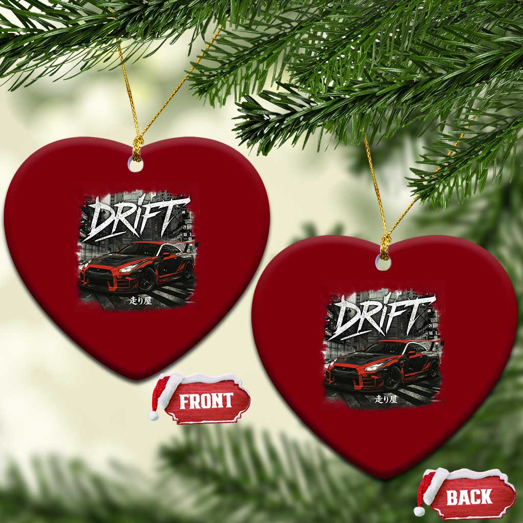 Vintage Japanese Drift Race Car Ceramic Ornament Retro Vintage JDM Tokyo Japan Drifting TS10 Print Your Wear
