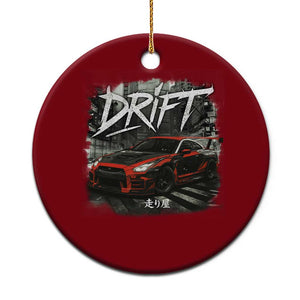 Vintage Japanese Drift Race Car Ceramic Ornament Retro Vintage JDM Tokyo Japan Drifting TS10 1pc Red Print Your Wear