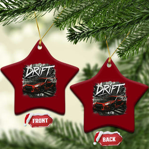 Vintage Japanese Drift Race Car Ceramic Ornament Retro Vintage JDM Tokyo Japan Drifting TS10 Print Your Wear