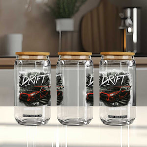 Vintage Japanese Drift Race Car Glass Can Retro Vintage JDM Tokyo Japan Drifting TS10 Print Your Wear