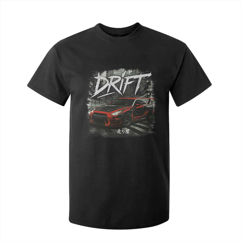 Vintage Japanese Drift Race Car T Shirt For Kid Retro Vintage JDM Tokyo Japan Drifting TS10 Black Print Your Wear
