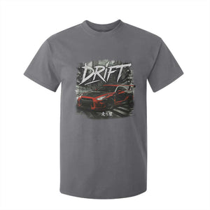 Vintage Japanese Drift Race Car T Shirt For Kid Retro Vintage JDM Tokyo Japan Drifting TS10 Charcoal Print Your Wear