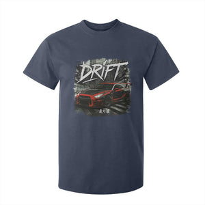 Vintage Japanese Drift Race Car T Shirt For Kid Retro Vintage JDM Tokyo Japan Drifting TS10 Navy Print Your Wear
