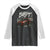 Vintage Japanese Drift Race Car Raglan Shirt Retro Vintage JDM Tokyo Japan Drifting TS10 Black White Print Your Wear