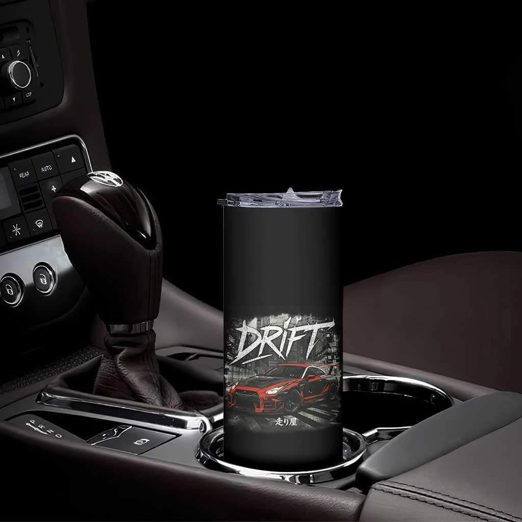 Vintage Japanese Drift Race Car Skinny Tumbler Retro Vintage JDM Tokyo Japan Drifting TS10 Print Your Wear
