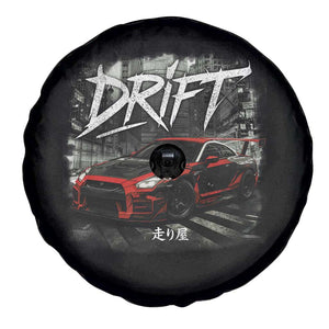 Vintage Japanese Drift Race Car Spare Tire Cover Retro Vintage JDM Tokyo Japan Drifting TS10 Print Your Wear