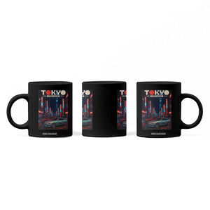 Distress JDM Tokyo Japan Drift Race Car Coffee Mug Retro Vintage Japanese Graphic TS10 Print Your Wear