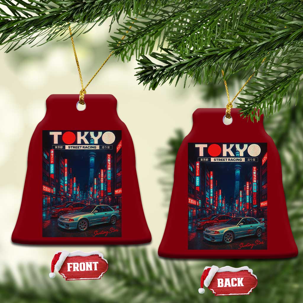 Distress JDM Tokyo Japan Drift Race Car Ceramic Ornament Retro Vintage Japanese Graphic TS10 Print Your Wear
