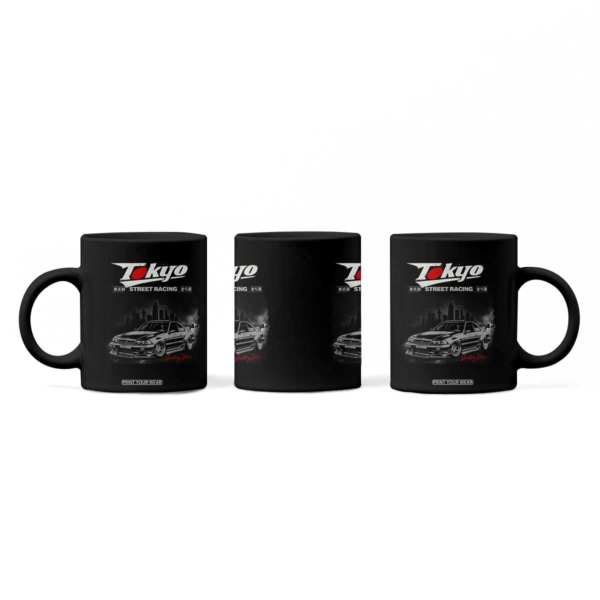 Retro JDM Drift Car Coffee Mug Japanese Tokyo Japan Drifting Race Car TS10 Print Your Wear