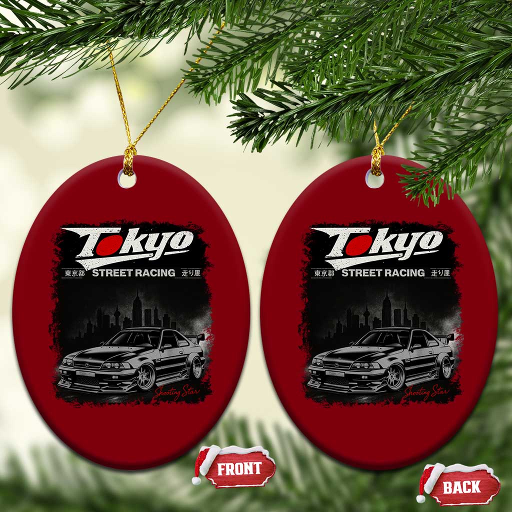 Retro JDM Drift Car Ceramic Ornament Japanese Tokyo Japan Drifting Race Car TS10 Print Your Wear