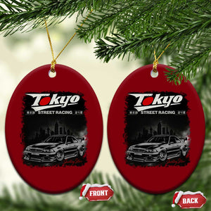 Retro JDM Drift Car Ceramic Ornament Japanese Tokyo Japan Drifting Race Car TS10 Print Your Wear