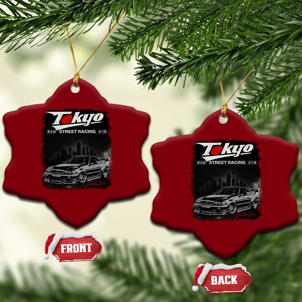 Retro JDM Drift Car Ceramic Ornament Japanese Tokyo Japan Drifting Race Car TS10 Print Your Wear
