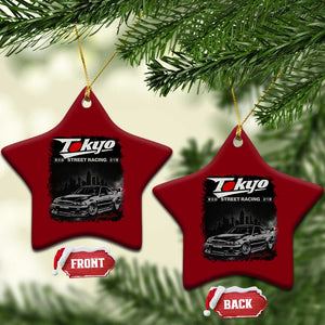 Retro JDM Drift Car Ceramic Ornament Japanese Tokyo Japan Drifting Race Car TS10 Print Your Wear