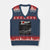 Retro JDM Drift Car V-Neck Knit Sweater Vest Japanese Tokyo Japan Drifting Race Car TS10 Navy Red Print Your Wear