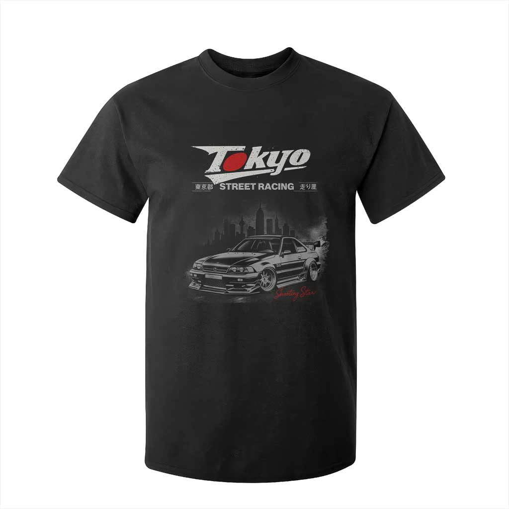 Retro JDM Drift Car T Shirt For Kid Japanese Tokyo Japan Drifting Race Car TS10 Black Print Your Wear