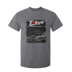 Retro JDM Drift Car T Shirt For Kid Japanese Tokyo Japan Drifting Race Car TS10 Charcoal Print Your Wear