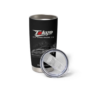 Retro JDM Drift Car Tumbler Cup Japanese Tokyo Japan Drifting Race Car TS10 Print Your Wear