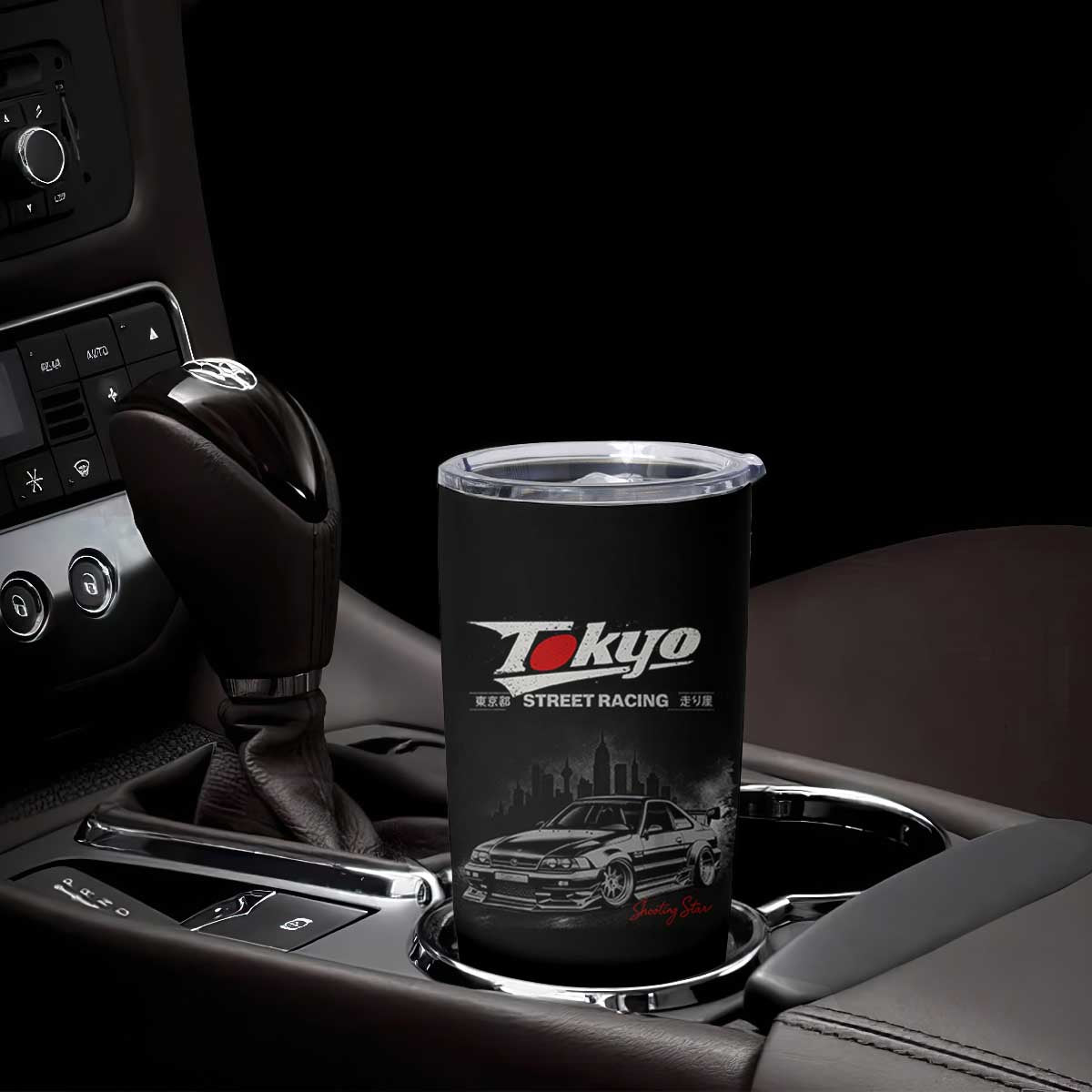Retro JDM Drift Car Tumbler Cup Japanese Tokyo Japan Drifting Race Car TS10 Print Your Wear
