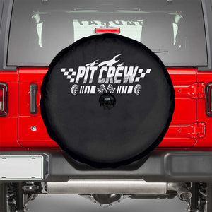 Pit Crew Spare Tire Cover Race Car Family Racing Birthday Hosting Parties TS10 Black Print Your Wear