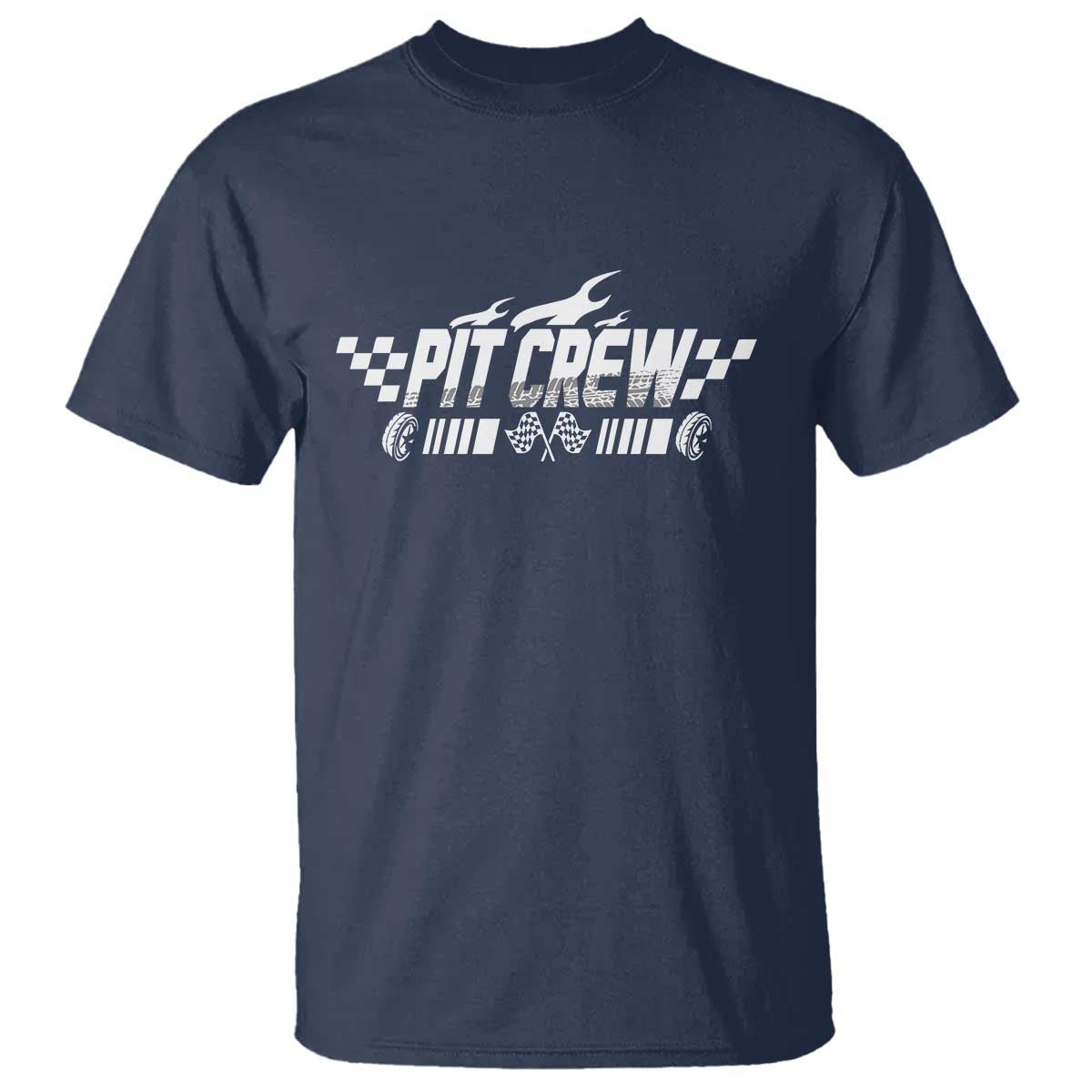 Pit Crew T Shirt Race Car Family Racing Birthday Hosting Parties TS10 Navy Print Your Wear