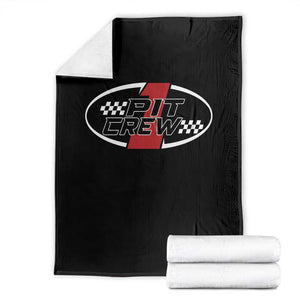 Pit Crew Throw Blanket Race Car Racing Birthday Hosting Parties TS10 Black Print Your Wear