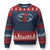 Pit Crew Ugly Christmas Sweater Race Car Racing Birthday Hosting Parties TS10 Navy Red Print Your Wear