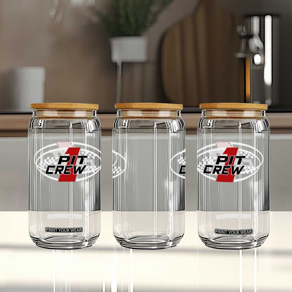 Pit Crew Glass Can Race Car Racing Birthday Hosting Parties TS10 Print Your Wear
