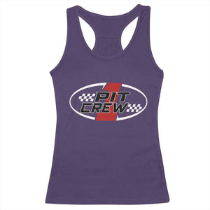 Pit Crew Racerback Tank Top Race Car Racing Birthday Hosting Parties TS10 Purple Print Your Wear
