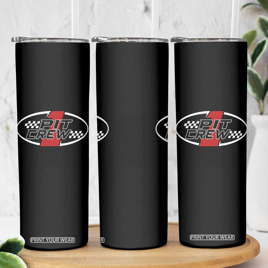 Pit Crew Skinny Tumbler Race Car Racing Birthday Hosting Parties TS10 Print Your Wear