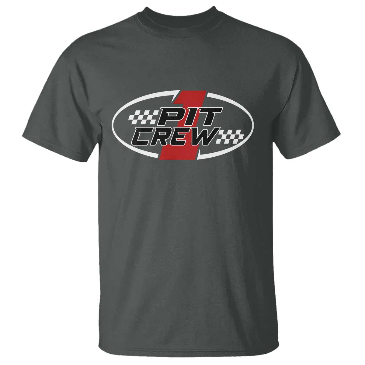 Pit Crew T Shirt Race Car Racing Birthday Hosting Parties TS10 Dark Heather Print Your Wear
