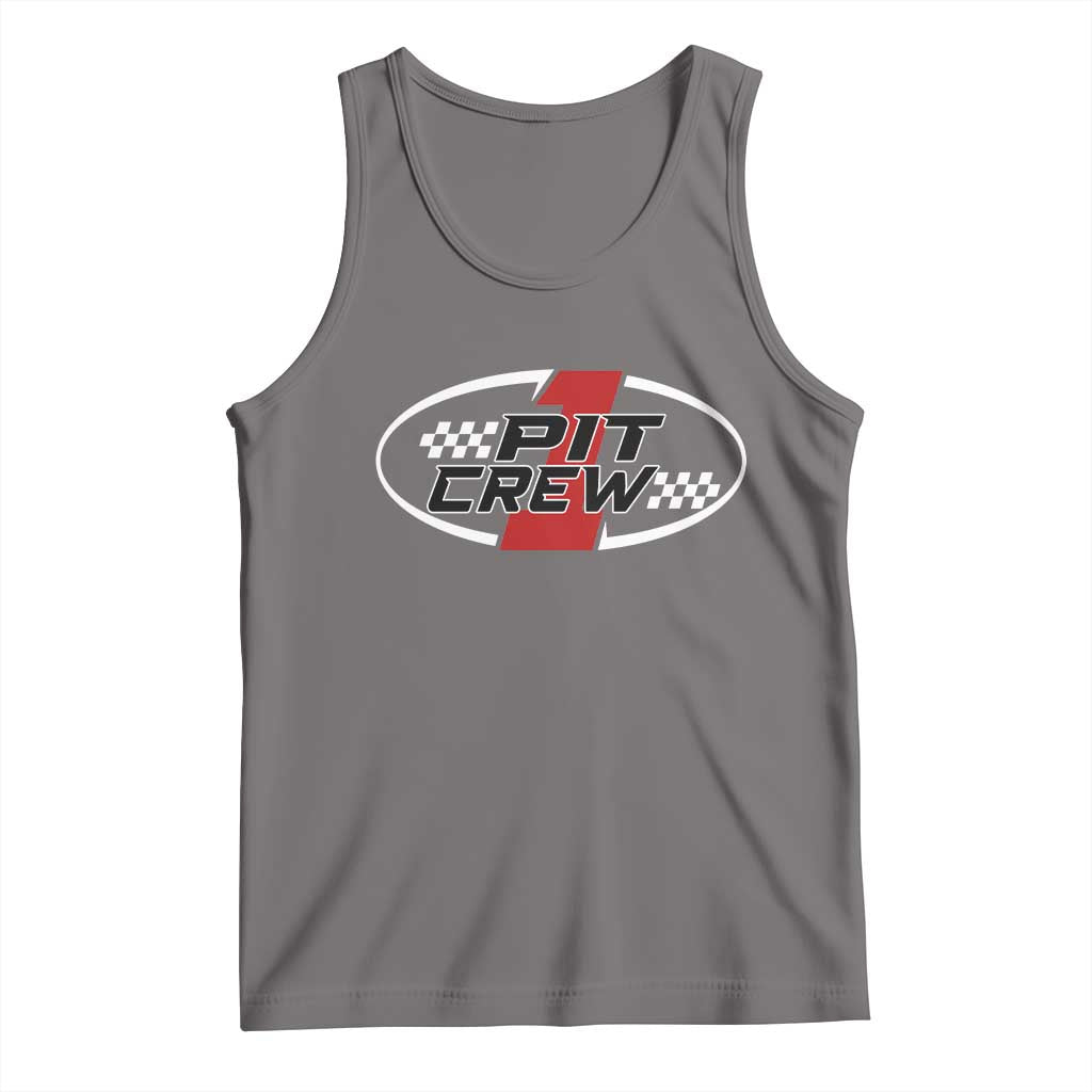 Pit Crew Tank Top Race Car Racing Birthday Hosting Parties TS10 Deep Heather Print Your Wear