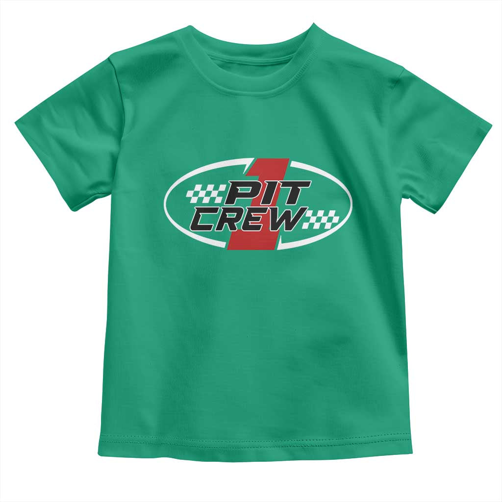 Pit Crew Toddler T Shirt Race Car Racing Birthday Hosting Parties TS10 Irish Green Print Your Wear