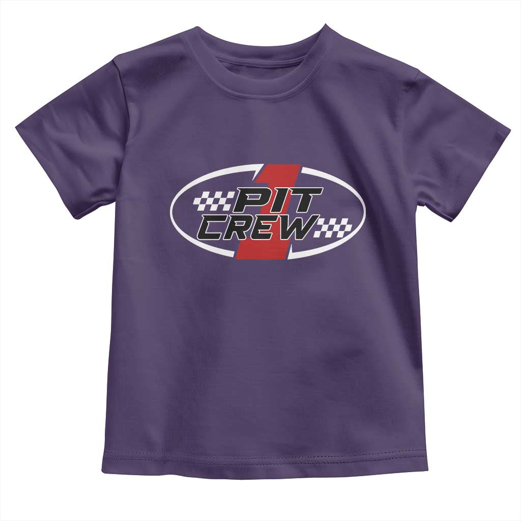 Pit Crew Toddler T Shirt Race Car Racing Birthday Hosting Parties TS10 Purple Print Your Wear