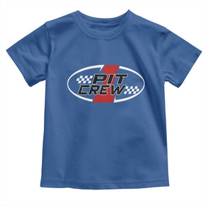Pit Crew Toddler T Shirt Race Car Racing Birthday Hosting Parties TS10 Royal Blue Print Your Wear