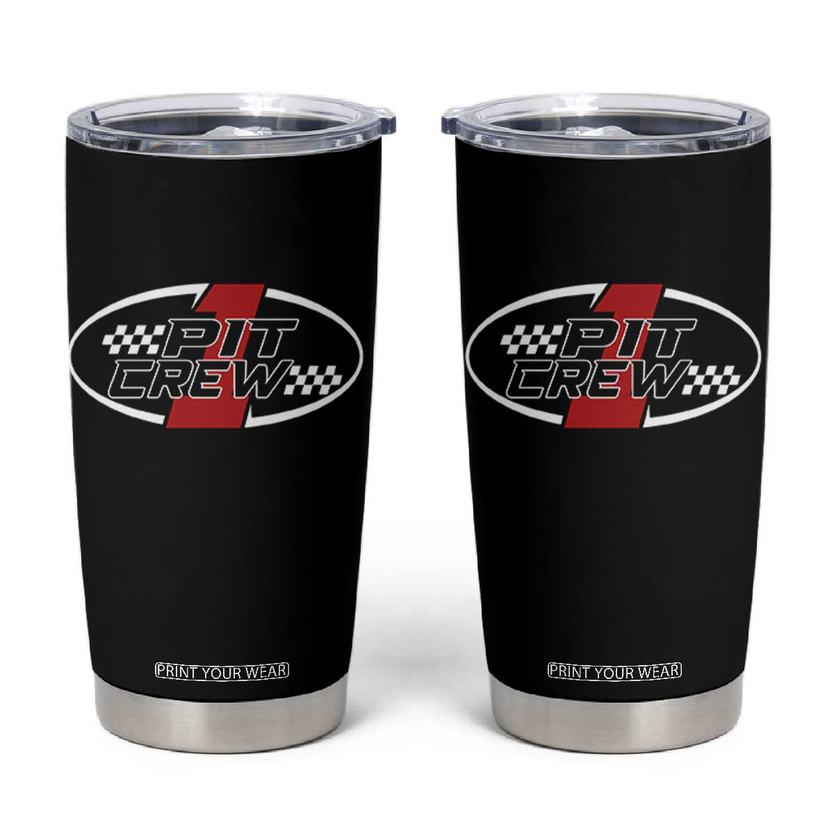Pit Crew Tumbler Cup Race Car Racing Birthday Hosting Parties TS10 Black Print Your Wear