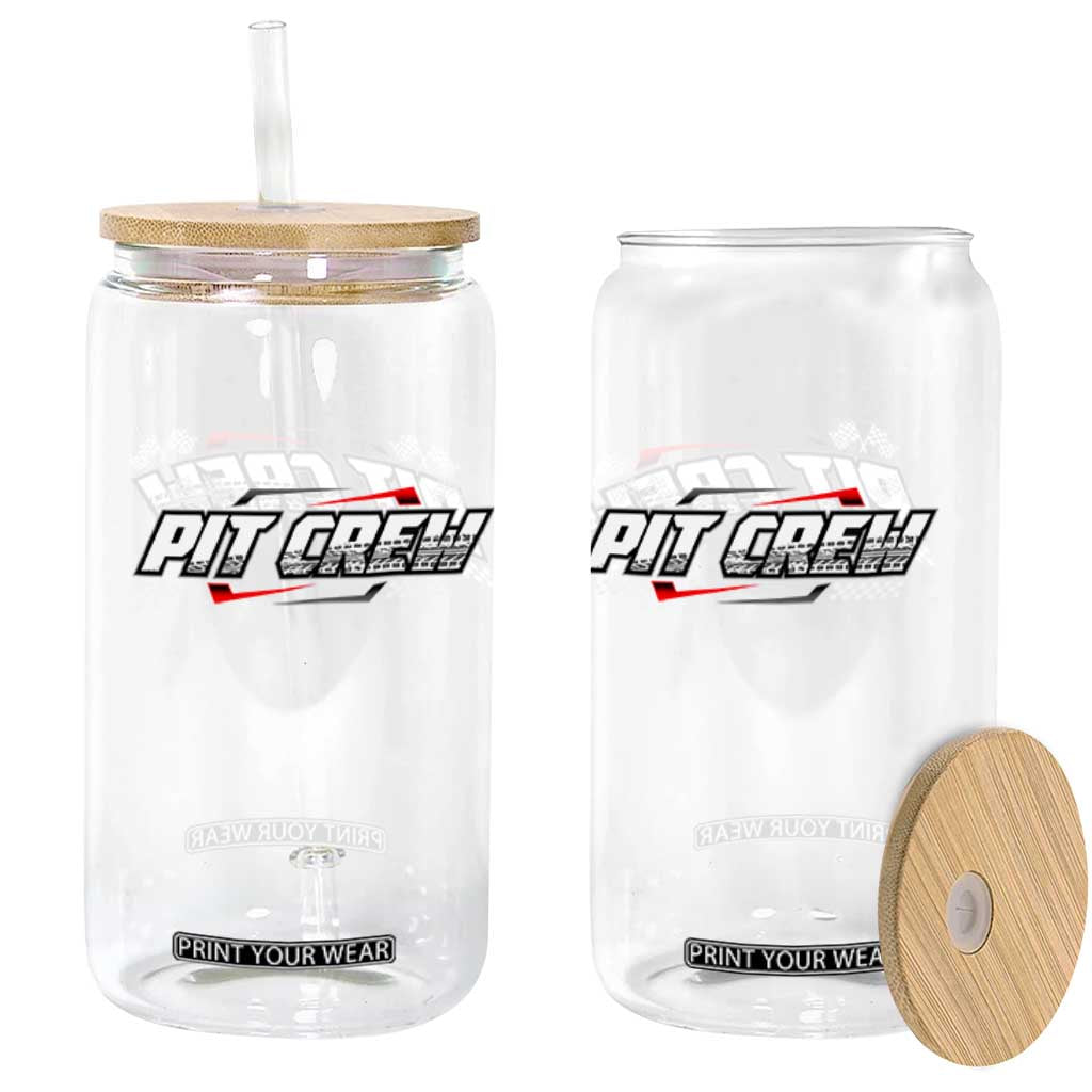 Pit Crew Glass Can Race Car Family Racing Birthday Parties TS10 Print Your Wear