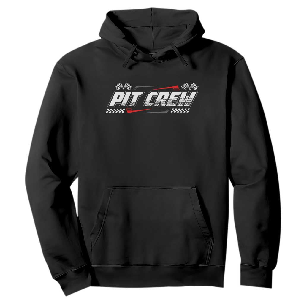 Pit Crew Hoodie Race Car Family Racing Birthday Parties TS10 Black Print Your Wear